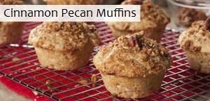 Cinnamon Pecan Muffins