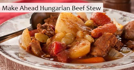 Make Ahead Hungarian Beef Stew