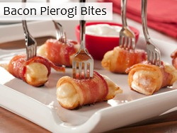 Bacon Pierogi Bites