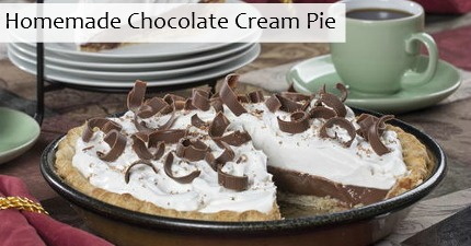 Homemade Chocolate Cream Pie