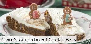 Gram's Gingerbread Cookie Bars Gram's Gingerbread Cookie Bars