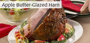 Apple Butter-Glazed Ham