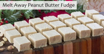 Melt Away Peanut Butter Fudge