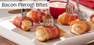Bacon Pierogi Bites