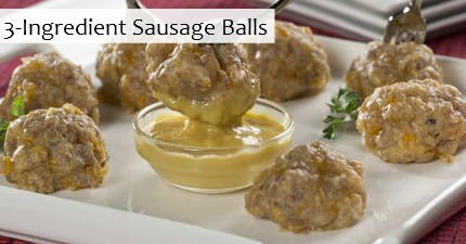 3-Ingredient Sausage Balls 3-Ingredient Sausage Balls