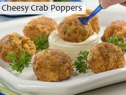 Cheesy Crab Poppers