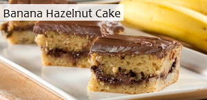 Banana Hazelnut Cake