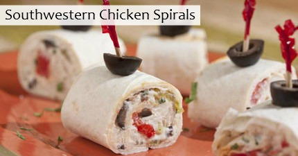 Southwestern Chicken Spirals