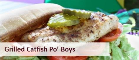 Grilled Catfish Po' Boys