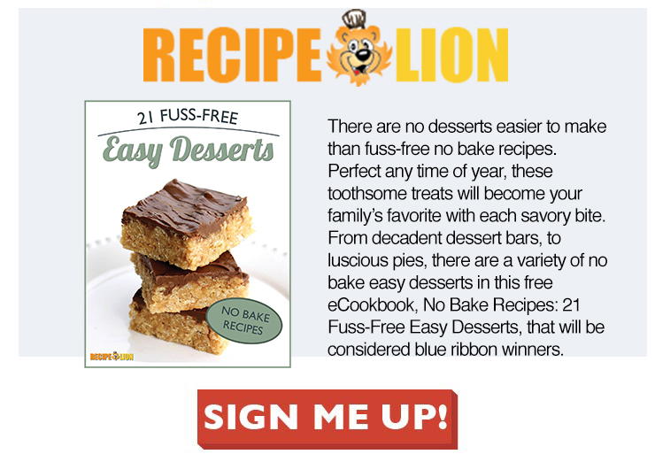 There are no desserts easier to make than fuss-free no bake recipes. Perfect any time of year, these toothsome treats will become your family's favorite with each savory bite. From decadent dessert bars, to luscious pies, there are a variety of no bake easy desserts in this free eCookbook, No Bake Recipes: 21 Fuss-Free Easy Desserts, that will be considered blue ribbon winners.