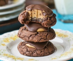 Incredible Buckeye Brownie Cookies