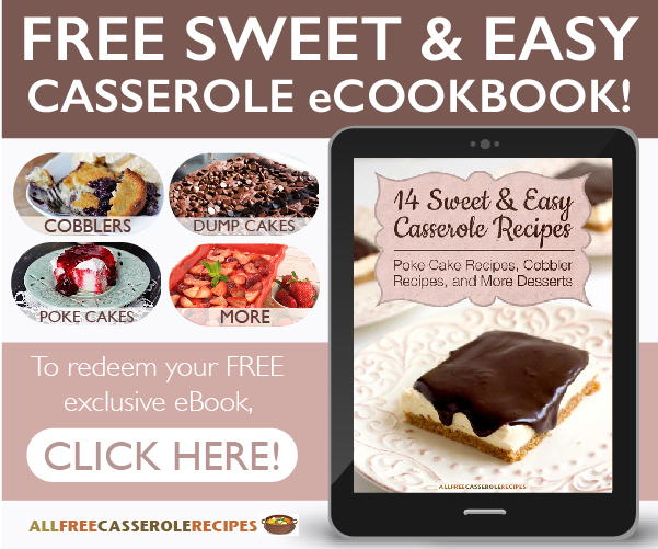 Anyone with a sweet tooth knows that there are infinite possibilities when it comes to making dessert. Now you can even make dessert in your favorite casserole dish with our printable collection of 14 Sweet & Easy Casserole Recipes: Poke Cake Recipes, Cobbler Recipes, and More Desserts. Unlike the casseroles you are used to, all of these easy casserole recipes feature sugar-laden baking ingredients. No matter which of these dessert casserole recipes you choose you to make, your dessert craving is guaranteed to be satisfied. Each of the recipes included in this free eCookbook features step-by-step instructions to help you get perfect results every time.