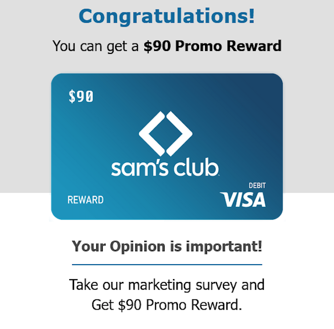 Verify your SAM'S CLUB Gift Card