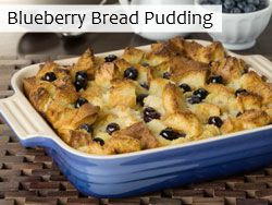 Blueberry Bread Pudding