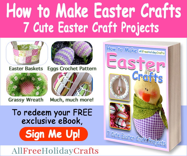 Discover some of our best craft ideas for Easter in this free eBook. The How to Make Easter Crafts: 7 Cute Easter Craft Projects collection includes Easter basket ideas, Easter egg crafts, Easter wreath tutorials and more adorable easy to make Easter decorations. So if you're looking to get your creative juices flowing and celebrate Easter at the same time, the projects in this free, downloadable eBook are perfect for you.
