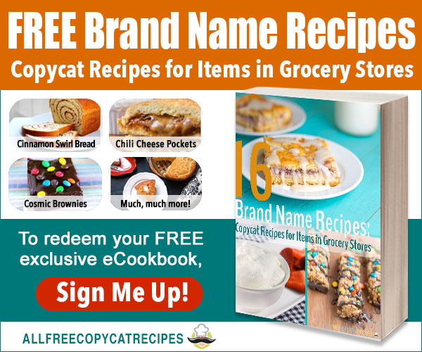 Everyone has a favorite brand name food that they love to pick up at the grocery store. But these treats can be expensive or made with unhealthy ingredients. Our free eCookbook, 16 Brand Name Recipes: Copycat Recipes for Items in Grocery Stores gives you some homemade alternatives. We have copycat recipes for sweet treats, cooking and baking ingredients, and some savory snack options as well! You'll be surprised at how easy it can be to make your own brand name knockoffs at home.